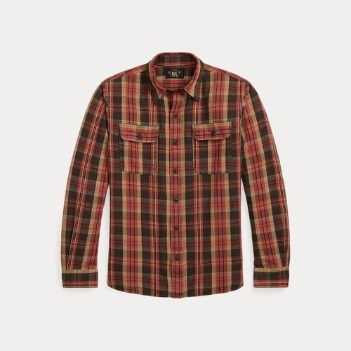 Plaid Twill Workshirt - RRL - Modalova