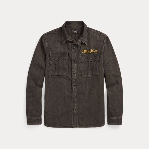 Embroidered Denim Workshirt - RRL - Modalova