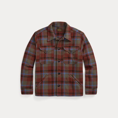 Plaid Wool Twill Shirt Jacket - RRL - Modalova