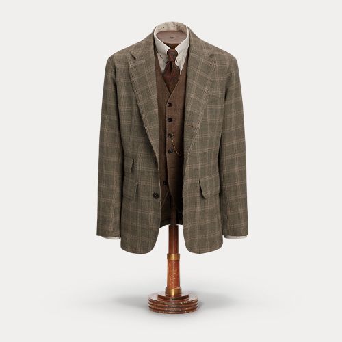 Unconstructed Checked Wool Blazer - RRL - Modalova