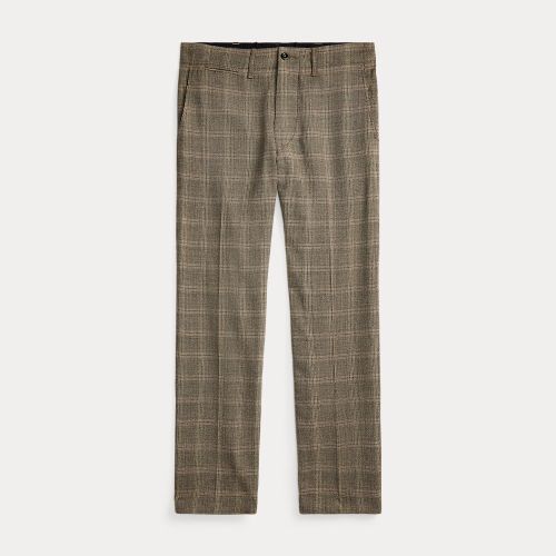 Checked Wool Twill Officer's Trouser - RRL - Modalova