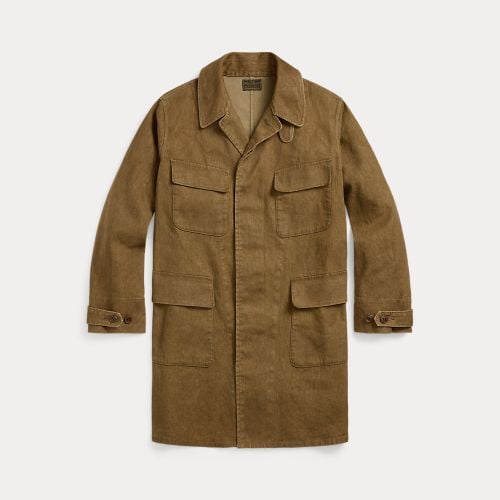 Bonded Linen Walking Coat - RRL - Modalova