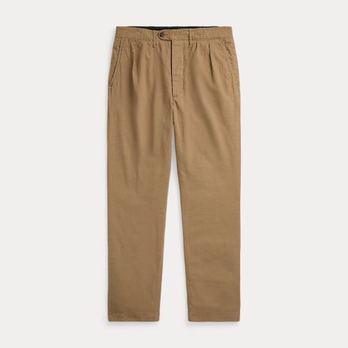 Pleated Cotton-Linen Trouser - RRL - Modalova