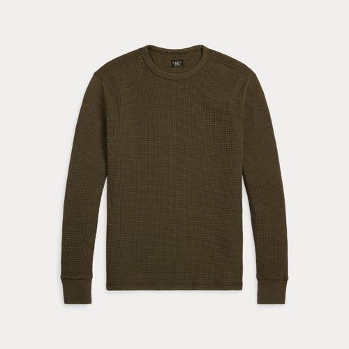 Garment-Dyed Waffle-Knit Crewneck - RRL - Modalova