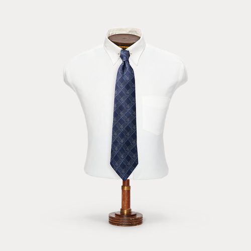 Handmade Plaid Silk Jacquard Tie - RRL - Modalova