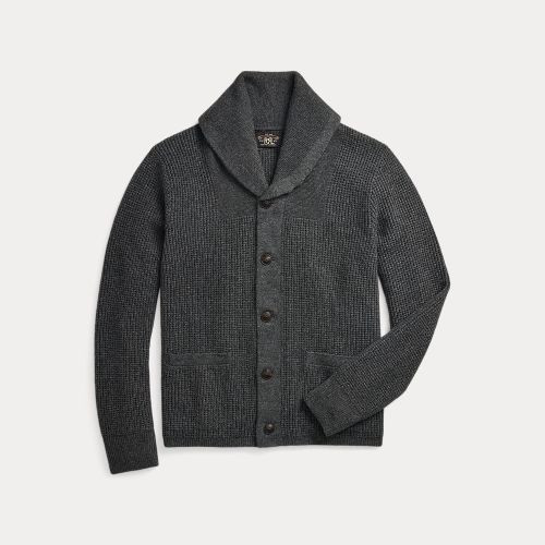 Waffle-Knit Cashmere Shawl Cardigan - RRL - Modalova