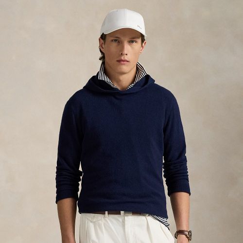 Washable Cashmere Hooded Jumper - RLX - Modalova