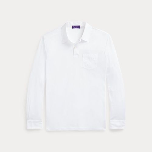 Lisle Pocket Long-Sleeve Polo Shirt - Purple Label - Modalova
