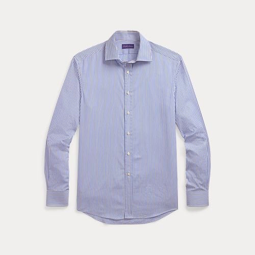 Bengal-Stripe Poplin Shirt - Purple Label - Modalova