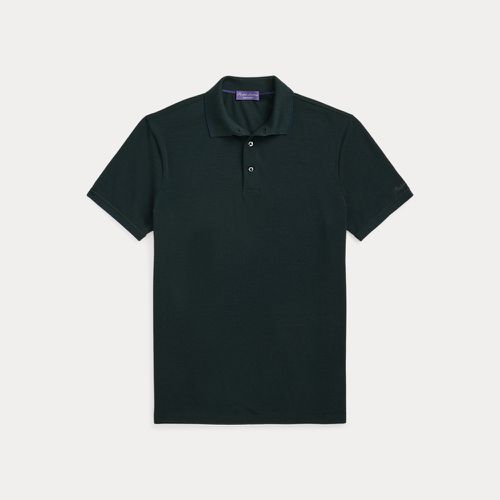 Wool Piqué Polo Shirt - Purple Label - Modalova