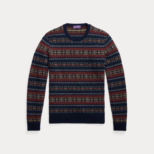 Fair Isle Wool-Blend Jumper - Purple Label - Modalova