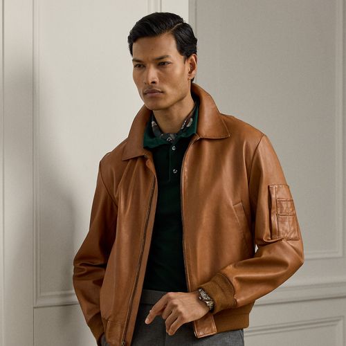 Plonge Leather Jacket - Purple Label - Modalova