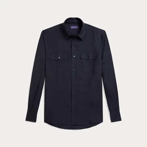 Silk-Linen Shirt - Purple Label - Modalova