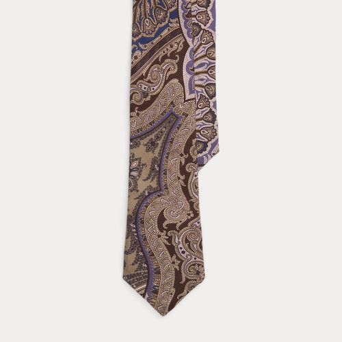 Paisley Cashmere-Silk Tie - Purple Label - Modalova