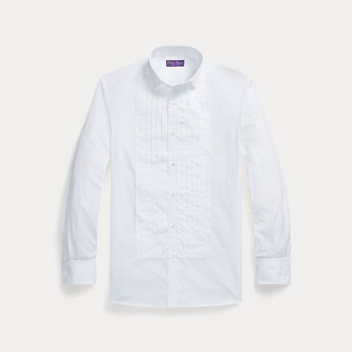 Pleated-Bib Poplin French Cuff Shirt - Purple Label - Modalova