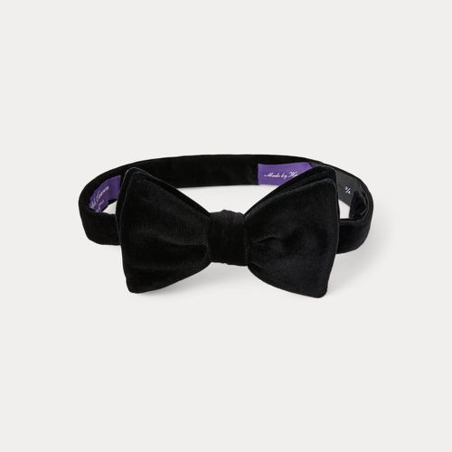 Pre-Tied Velvet Bow Tie - Purple Label - Modalova