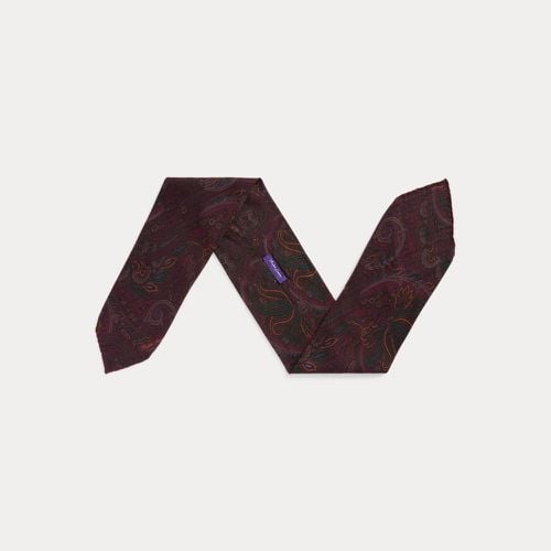 Paisley Cashmere-Silk Neckerchief - Purple Label - Modalova