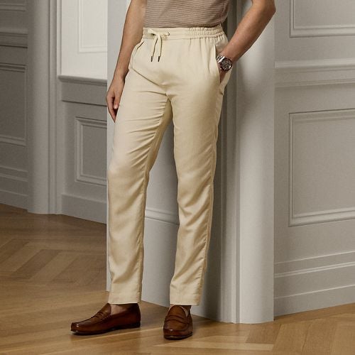 Hand-Tailored Silk-Linen Trouser - Purple Label - Modalova