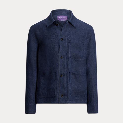 Burnham Hand-Tailored Linen-Silk Jacket - Purple Label - Modalova
