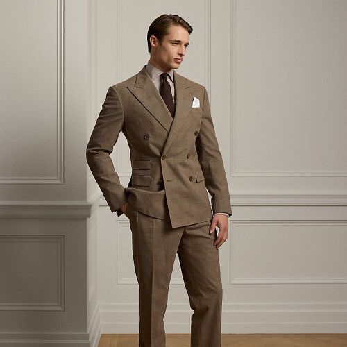 Kent Hand-Tailored Glen Plaid Suit - Purple Label - Modalova