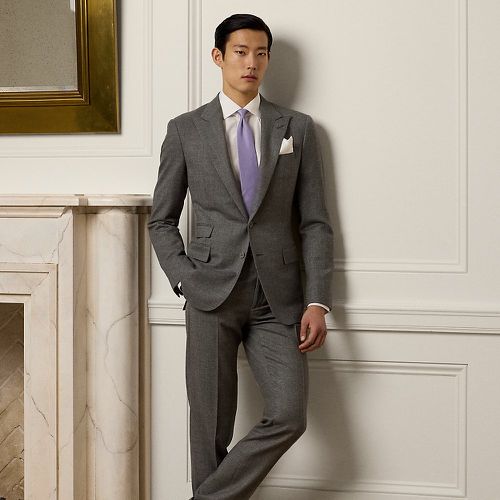 Gregory Hand-Tailored Nailhead Wool Suit - Purple Label - Modalova