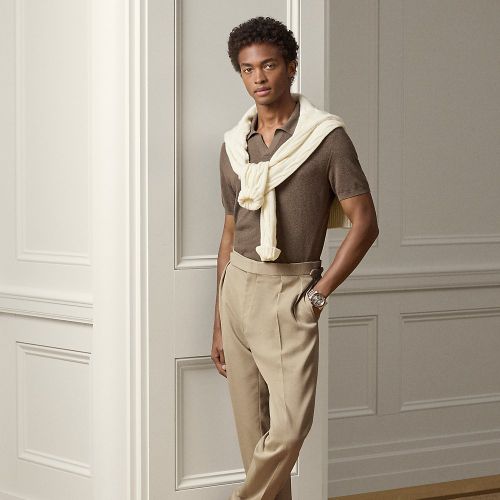 Gregory Hand-Tailored Twill Trouser - Purple Label - Modalova