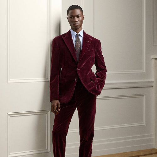 Gregory Hand-Tailored Velvet Trouser - Purple Label - Modalova