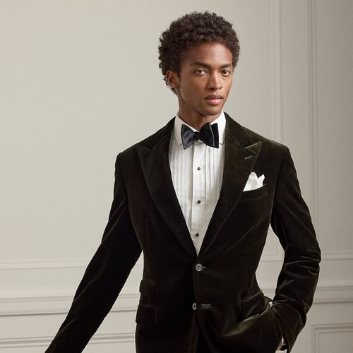 Kent Hand-Tailored Velvet Jacket - Purple Label - Modalova