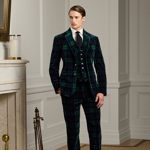 Gregory Hand-Tailored Plaid Trouser - Purple Label - Modalova