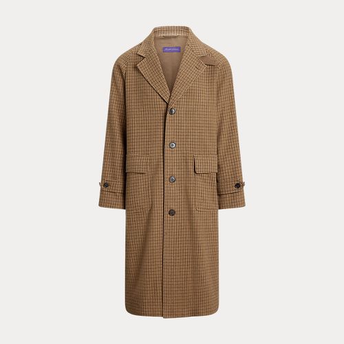 Hand-Tailored Cashmere-Wool Topcoat - Purple Label - Modalova