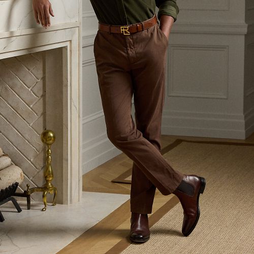 Slim Hand-Tailored Stretch Chino Trouser - Purple Label - Modalova