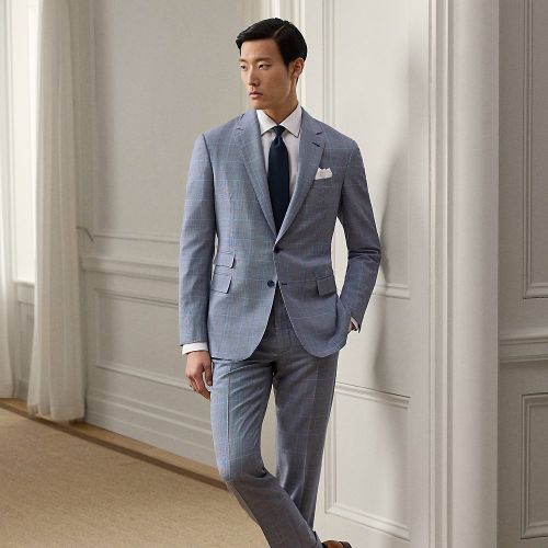 Kent Hand-Tailored Glen Plaid Suit - Purple Label - Modalova