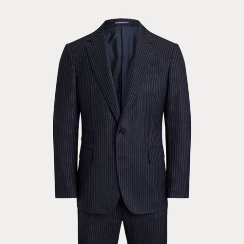 Gregory Hand-Tailored Striped Wool Suit - Purple Label - Modalova