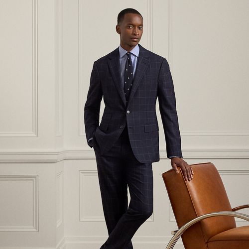 Kent Handmade Windowpane Wool Suit - Purple Label - Modalova