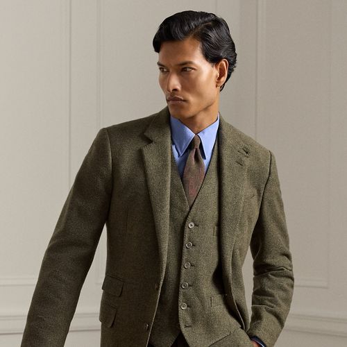 Kent Hand-Tailored Tick-Weave Jacket - Purple Label - Modalova