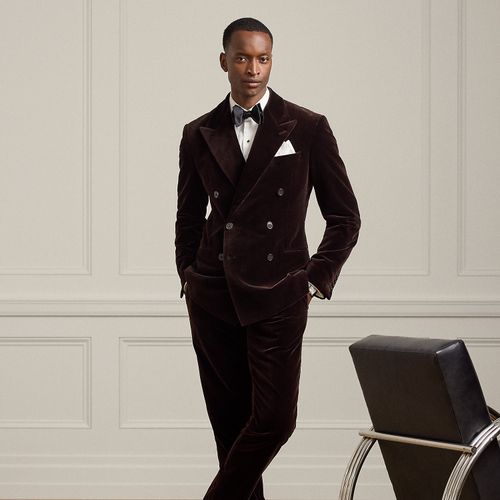 Gregory Hand-Tailored Velvet Trouser - Purple Label - Modalova