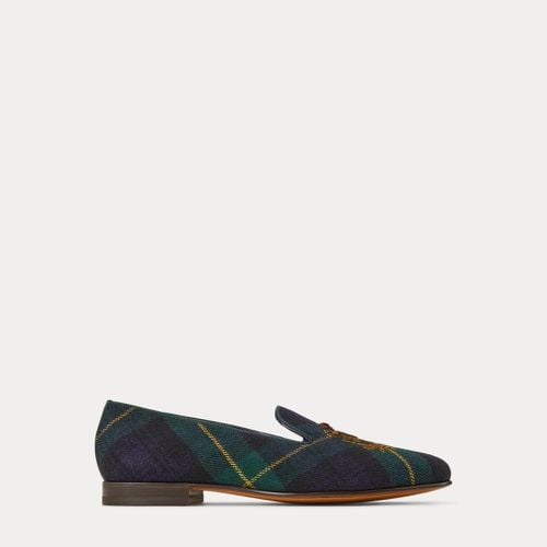 Alonzo Crest Plaid Twill Slipper - Purple Label - Modalova