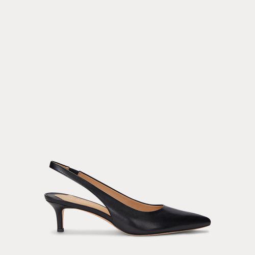 Lolah Burnished Leather Slingback Pump - Lauren - Modalova