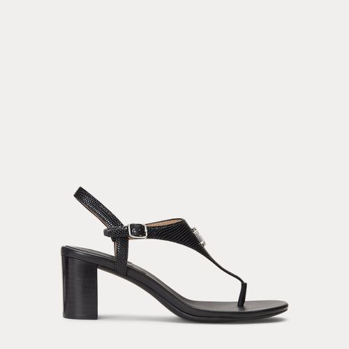 Westcott II Lizard-Embossed Sandal - Lauren - Modalova