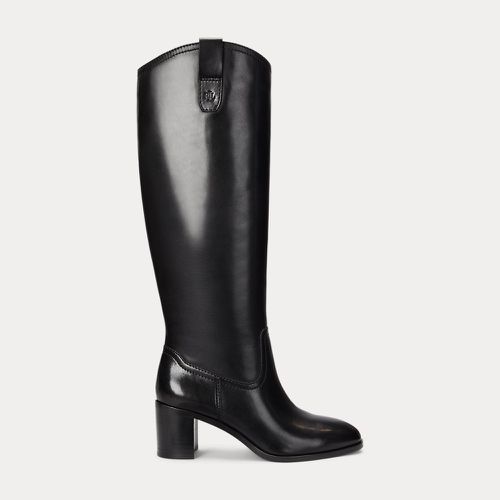 Carla Burnished Leather Tall Boot - Lauren - Modalova