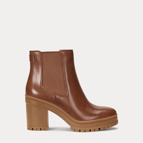 Cailie Leather Bootie - Lauren - Modalova