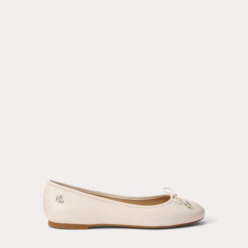 Jayna Nappa Leather Flat - Lauren - Modalova