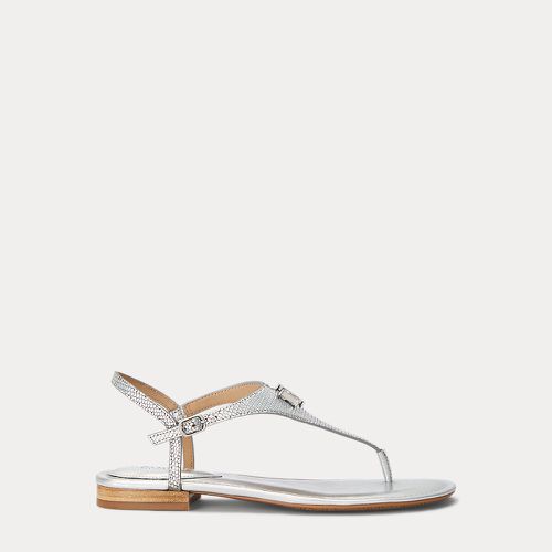 Ellington Lizard-Embossed Sandal - Lauren - Modalova