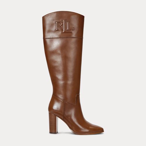 Page II Burnished Leather Tall Boot - Lauren - Modalova