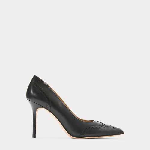 Lynden Burnished Leather Pump - Lauren - Modalova