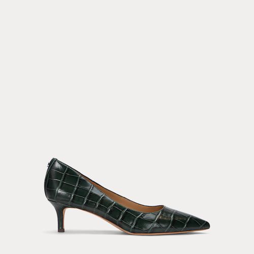 Adrienne Crocodile-Embossed Leather Pump - Lauren - Modalova