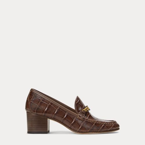 Winslet Crocodile-Embossed Leather Pump - Lauren - Modalova