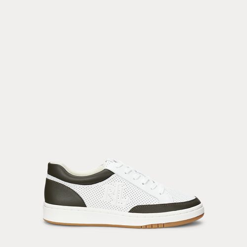 Hailey VI Perforated Leather Trainer - Lauren - Modalova