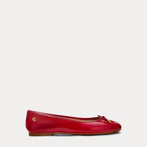 Jayna Crinkle Patent Leather Flat - Lauren - Modalova