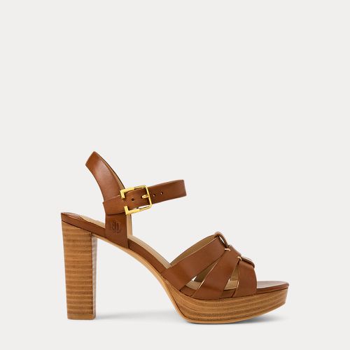 Soffia Burnished Leather Sandal - Lauren - Modalova